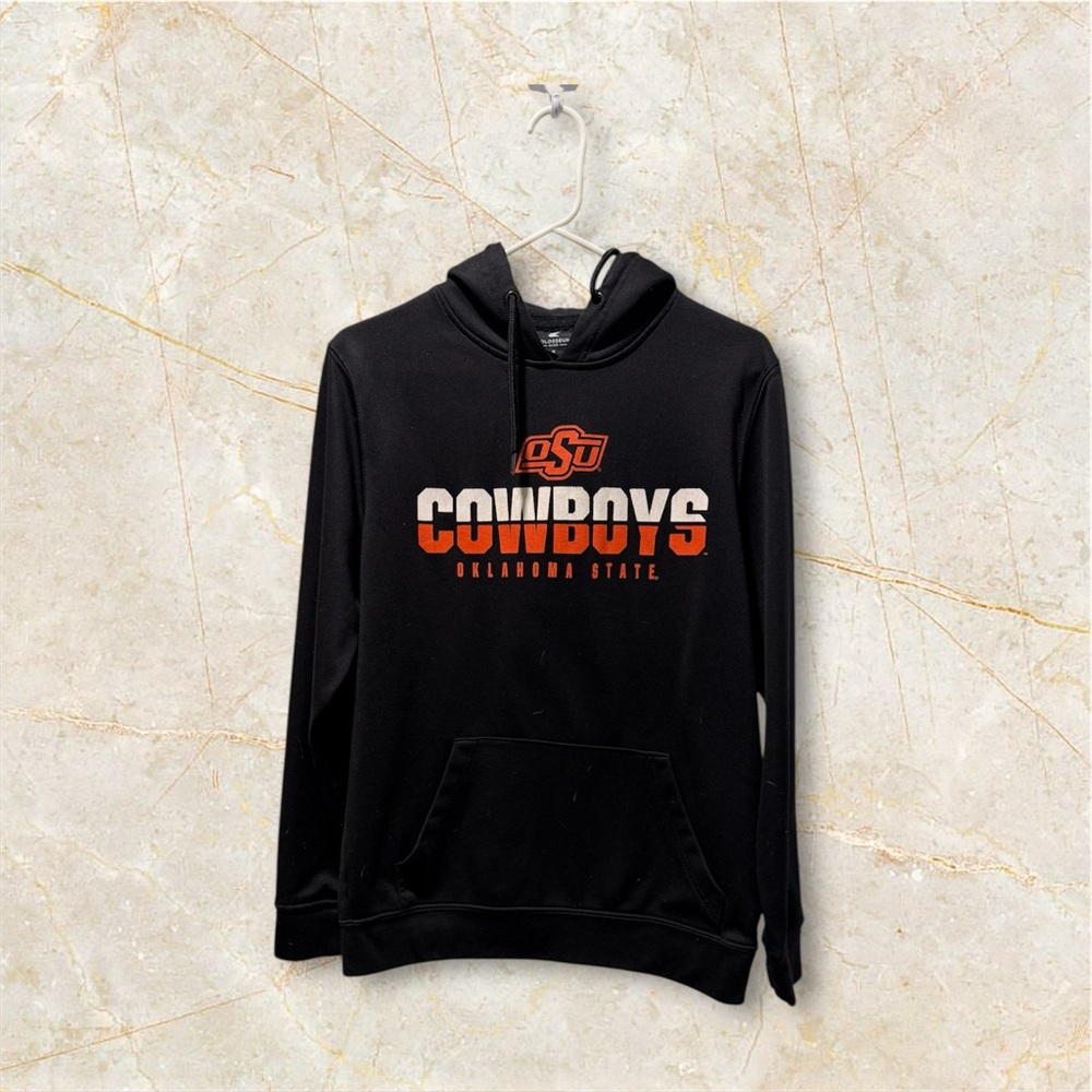 Colosseum Men’s OSU Cowboys Black Hoodie Size Small